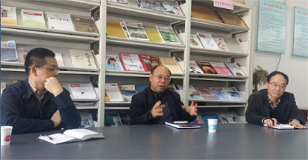 王开田副董事长一行来公司进行学风教风调研